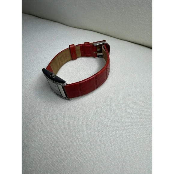 FOSSIL Womens Watch Red Leather Band SE9353 - Picture 3 of 4